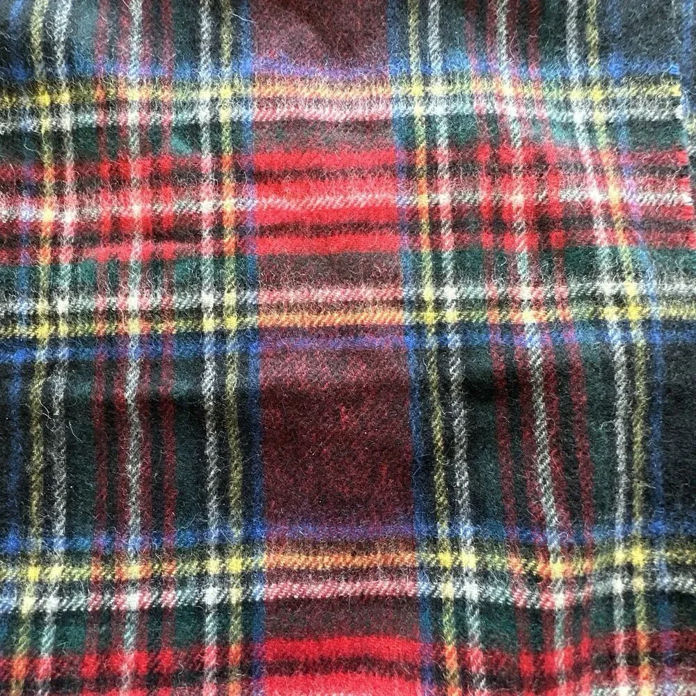 Barbour Check Tartan Scarf Lambswool And Cashmere Men’s 70”x 10”